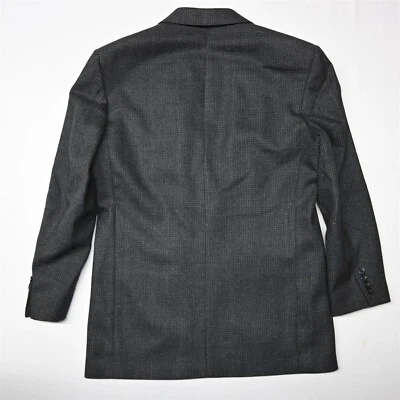 Chaqueta Blazer Abrigo Deportivo Joseph Abboud 44L Verde Nova Fides Mezcla de Lino Ajustado Foto 1 de 4