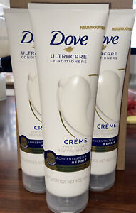 3 Pack- Dove Ultracare Conditioners Creme Concentrated Repair Conditioner 8oz BV
