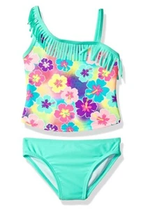 Freestyle Revolution Tropical Tankini Swimsuit Multicolor Size 16 5861 - Picture 1 of 2