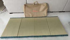 MustMat Tatami Mat Twin XL Japanese Folding Mattress Rush Grass Tatami Bed 39x80 - Picture 1 of 15