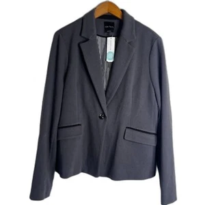 Eden Society Stitch Fix NWT Gray Single Breasted Basic Blazer Size XXL - Picture 1 of 11