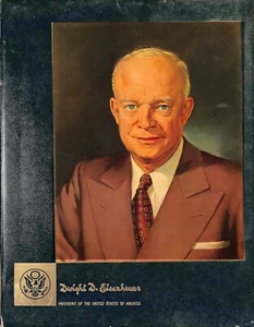 Amazing 11" x 13" Dwight D. Eisenhower 1957 Inauguration Scrapbook - Picture 1 of 2