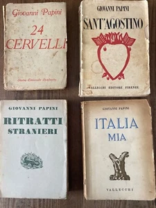 GIOVANNI PAPINI-RITRATTI STRANIERI-VALLECCHI 1942+omaggio 3 LIBRI GIOVANN PAPINI - Foto 1 di 24