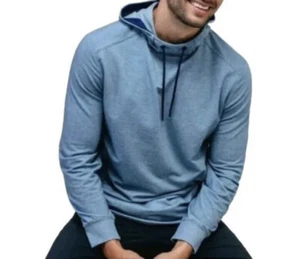 Ministry Of Supply Fusion Terry For All Hoodie Sweatshirt Blue Wool Blend  XS - Picture 1 of 6