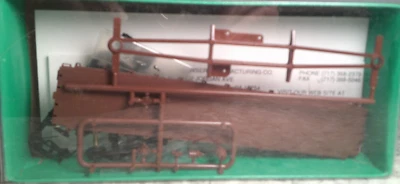 BOWSER #55957 HO SCALE F-30A 50'VFLAT CAR LEHIGH VALLEY KIT NEW IN BOX - Image 1 of 2