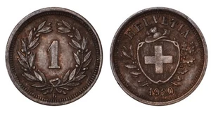 SVIZZERA 1 Rappen 1920 B - Picture 1 of 1