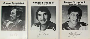 vintage 1971 New York Rangers Scrapbook Hockey Sports Program Souvenir - Picture 1 of 12