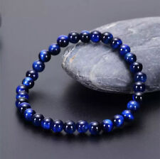 Blaues Tigerauge Armband Schmuck Hochwertige Natursteine Heilsteine Edelsteine  
