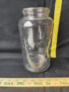 Antikes 1/2 Gallone Economy Einmachglas Pat Datum 1903 Portland Oregon KERR GLAS - Bild 1 von 3