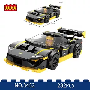 COGO Classic Racing Car Building Blocks Set - Expert Sport Vehicle MOC Bricks - Picture 1 of 8