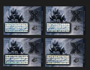 Lot of 4 Steven Jackson Rams 2004 SPx Auto Signed Jersey Rookie Card Rc #/375 - Picture 1 of 2