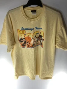 Seinfeld Greetings From Del Boca Vista RARE Lic OOP Yellow T-Shirt XL TV show - Picture 1 of 9