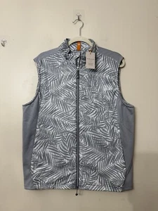 Peter Millar Crown Sport Men's L Gale Gray Fuse Elite Hybrid Golf Vest NWT $200 - Picture 1 of 7