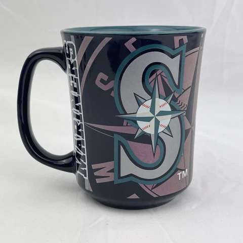 Seattle Mariners Coffee Tea Mug MLB Pro Baseball Sports Fan Gift Cup Navy Blue Cover