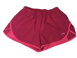 Womens Champion Duo Dry Workout Active Shorts Size Medium Pink - Picture 1 of 12