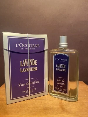 L'OCCITANE LAVANDA LAVANDA 3,4 OZ / 100 ml Eau de Toilette Spray EXTREMADAMENTE RARO Foto 1 de 4