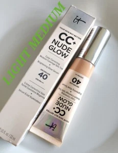IT CC Nude Glow Cream SPF 40+ Your Skin But Better 32 ml SHADE LIGHT MEDIUM £38 - Picture 1 of 6