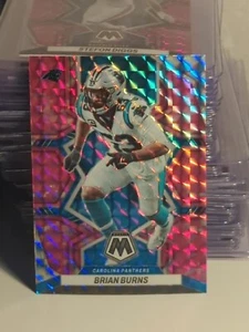 2022 Panini Mosaic Football Pink Camo Prizm Brian Burns #234 - Picture 1 of 2