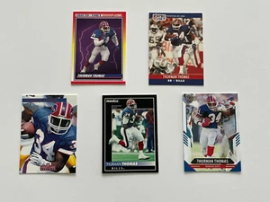 Thurman Thomas 5 Card Lot - 1991 Pro Set, 1992 Pinnacle, 2021 Score, +2 - HOF - Picture 1 of 11