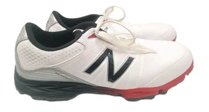 New Balance Golf Cleats Mens 15 2E White Low Top Waterproof Sport Shoes NBG2004 - Picture 1 of 13