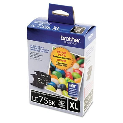Brother LC752PKS Innobella 600 Page High-Yield Ink - Black (2/Pack) New - Image 1 of 4