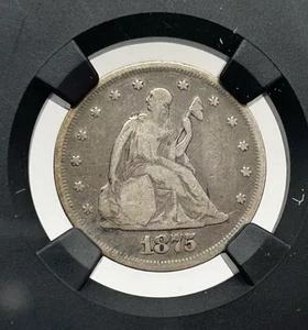 1875 Twenty Cent 20C Piece NGC VF20 - Vaultbox Series 8 NGCx 5 - Picture 1 of 3