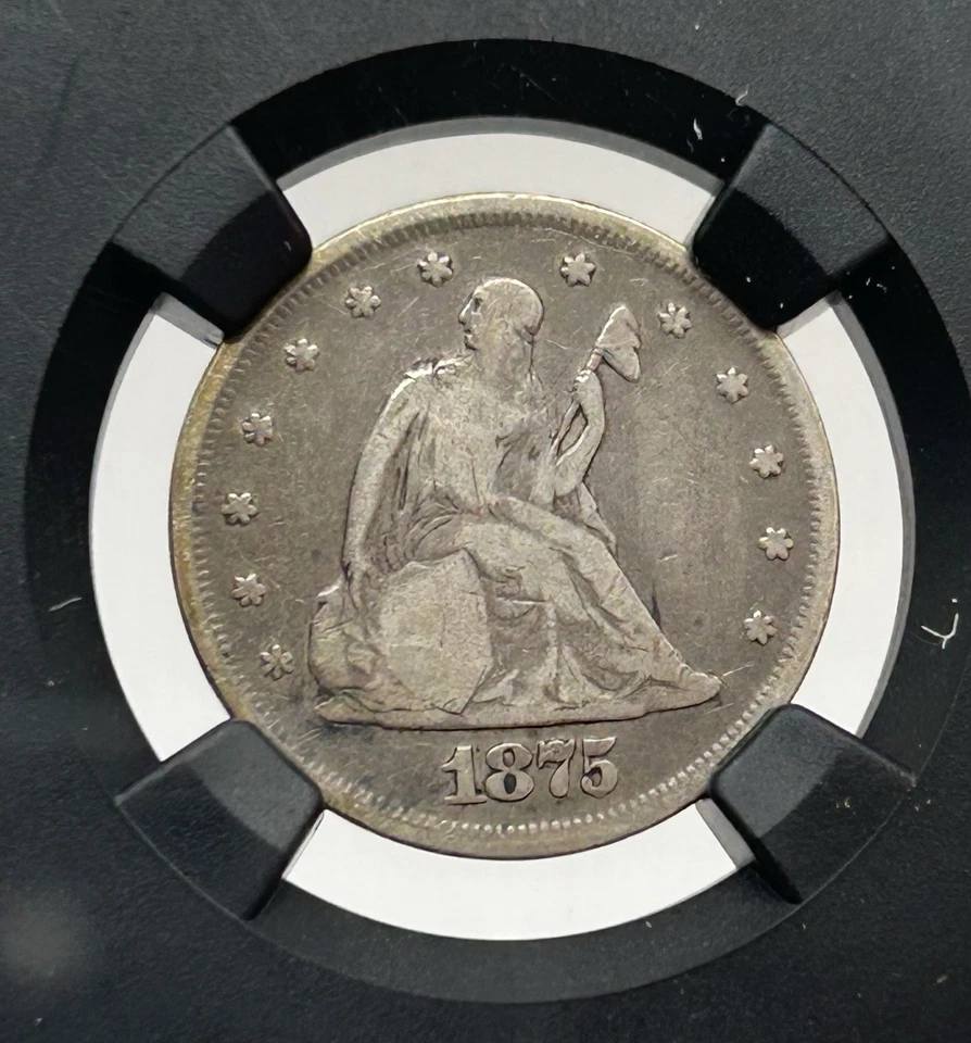 1875 Twenty Cent 20C Piece NGC VF20 - Vaultbox Series 8 NGCx 5 - Image 1 of 3