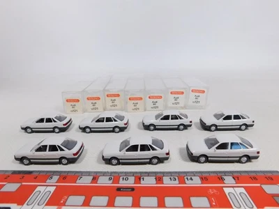 7X Wiking H0 1:87 13 121 Modello PKW Limousine Audi 80 Mint Box #CZ432-0,5 - Immagine 1 di 4