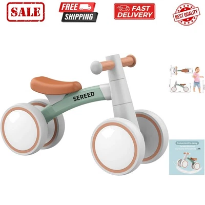 Bicicleta de Equilibrio para Bebé para 1 Viejo Niños Niñas 12-24 Niños Pequeños Bicicleta de Equilibrio, 4 Ruedas... Foto 1 de 4