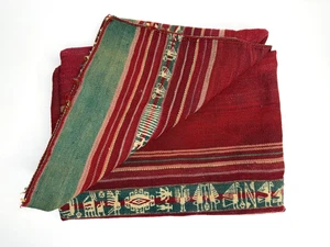 Manta Textil Manta Andina Peruana Vintage Manta Decoración Hecha a Mano 38x42" - Imagen 1 de 10