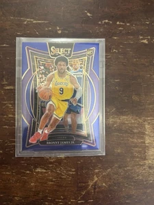 2024-25 Panini Select - Concourse Bronny James #90 Blue (RC) - Picture 1 of 2