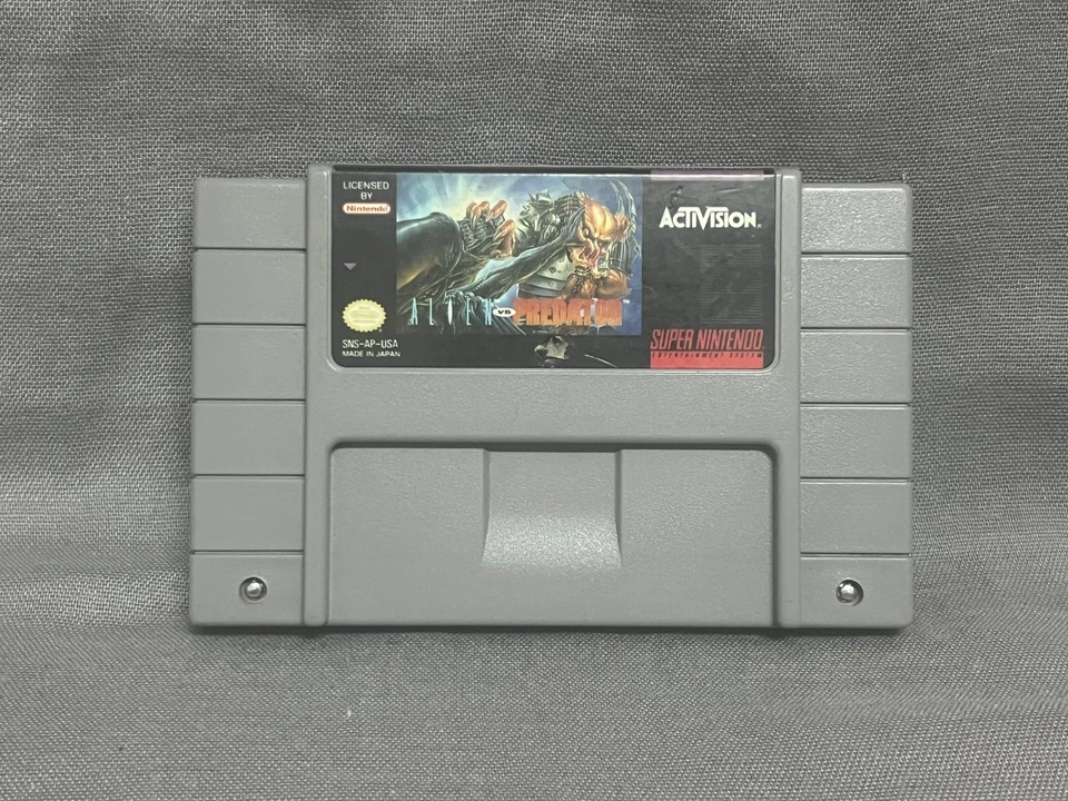 Aliens Vs. Predator (SNES) Authentic-Tested- Good Condition-USA Version - Image 1 of 4