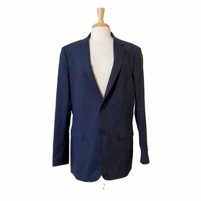 Theory Blazer Size 44 Long Men's Navy Blue Wellar HC New Tailor Wool Jacket - Image 1 of 4