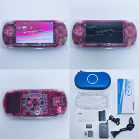 Sony PSP 3000 64GB Set - Clear Pink (With Accessory Bundle) USA Seller