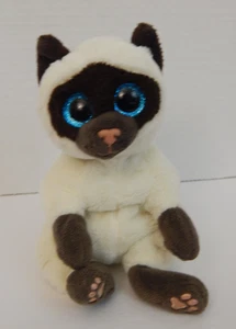 Ty * Beanie Babies*Beanie Bellies~"Miso"The Siamese Cat *No Hang Tag or Tush Tag - Picture 1 of 7