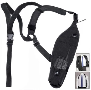 Universal Left Side Radio Shoulder Holster Chest Harness Holder for Two Way R... - Picture 1 of 8