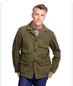 Brooks Brothers Jacket Beretta Hunting Khaki Large Made in Italy - Picture 1 of 15