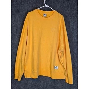 Nike Athletic Dept Sweatshirt Herren XXL Gelb Rundhals Langarm Freizeit Sportlich - Bild 1 von 8