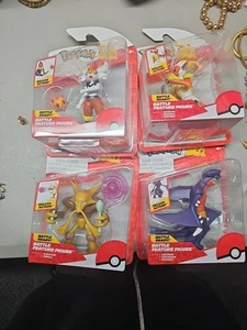 NIB Pokemon Battle Feature Figure Deluxe Action Figure Lot Of 4 2023 - Picture 1 of 9