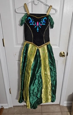 Vestido Coronación Anna Frozen Disfraz Fingir Juego Niño Grande 12-14 Vestido Solo Foto 1 de 4