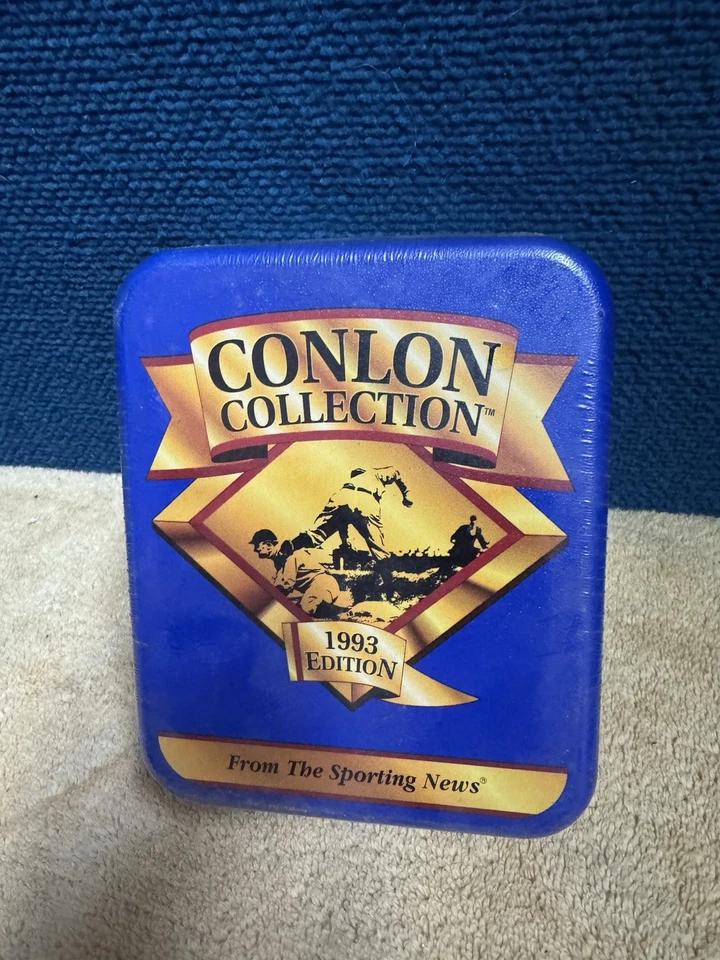 1993 Conlon Collection SEALED TIN - Complete 330 Baseball Card Set - Image 1 of 4
