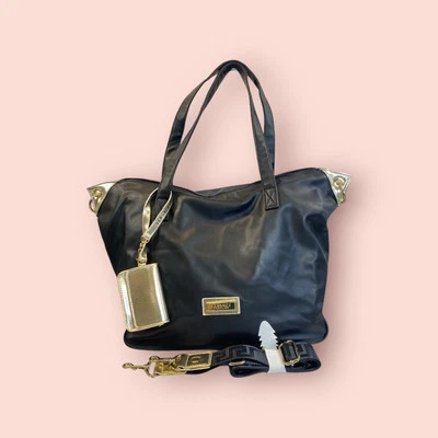 VERSACE Parfums Tote Travel Bag Gym Vegan Leather Shoulder Bag Purse NWT - Image 1 of 4