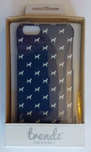 Trendz Iphone 6 Case. Dog Pattern Blue And White - Picture 1 of 2