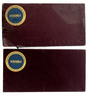 Two Sets of Scrabble 1949 w/ Extras Bundle Pads Selchow & Righter Vintage Used - Image 1 of 4