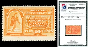 Scott E3 1893 10c Special Delivery Issue Mint F-VF OG LH Cat $300 with PSE CERT! - Picture 1 of 1