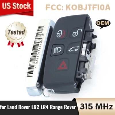 Llave inteligente OEM para Land Rover Range Rover mando a distancia sin llave 315 MHz KOBJTF10A Foto 1 de 4