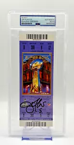 Joe Flacco signed Autogramm NFL 2013 Super Bowl Ticket Stub XLVII Ravens PSA DNA - Bild 1 von 3