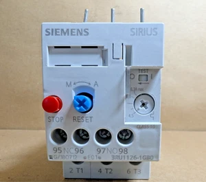 Siemens 3RU1126-1GB0  Overload relay, 4.5-6.3 A, Size S0, 3RU11261GB0 (New NB) - Picture 1 of 7