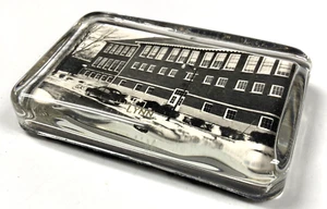 Photo of Lynn Indiana 1929-1986 High School in Glass Paperweight - Picture 1 of 8