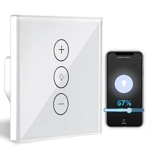 Dimmer Switch, Percentage Function WiFi Light Dimmer with Timing Function - Picture 1 of 17
